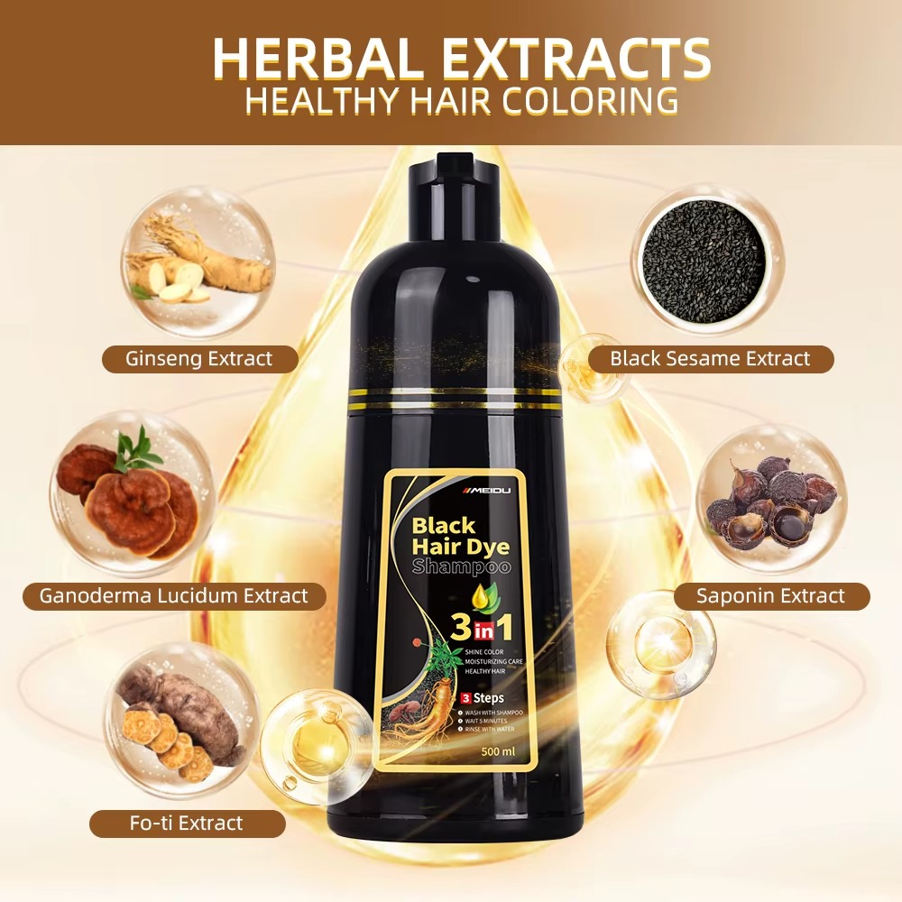 Original Meidu Hair Color Shampoo